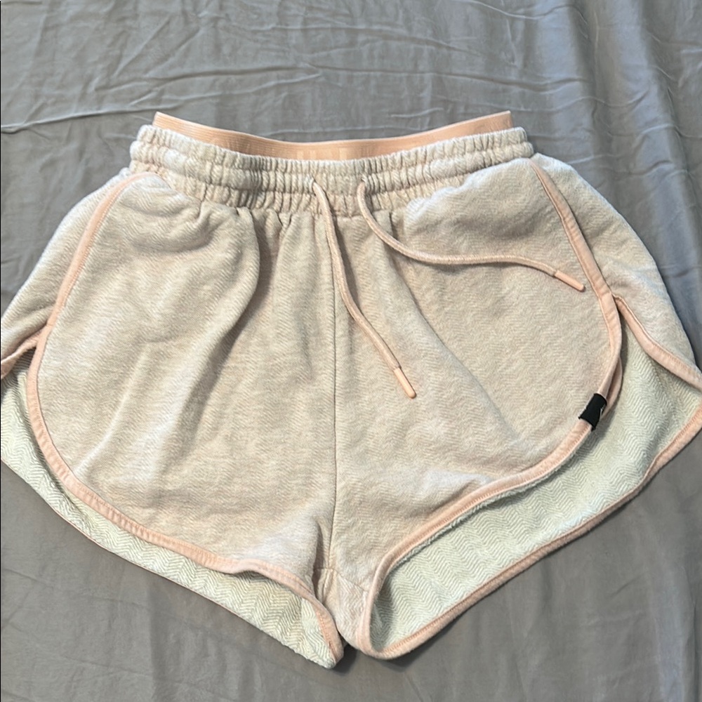 Women's Gymshark Pink Shorts with Pink Trim